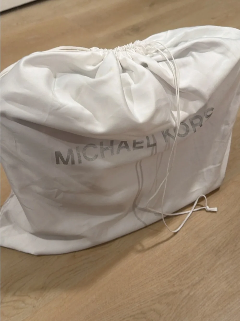 kate spade Two-Tone Beige and White Tote with Black Straps